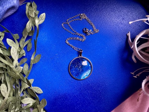 Clair de planète bleue