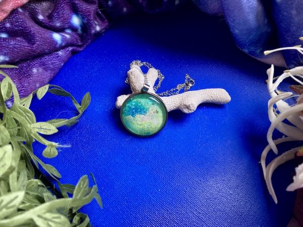 Nébuleuse verte et ciel turquoise – Image 2