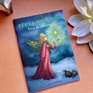 Fées & Dragons : livre de coloriage