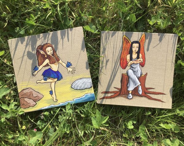 Sur mesure : peinture de votre fée compagne