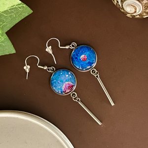 Planètes parmes et bleues